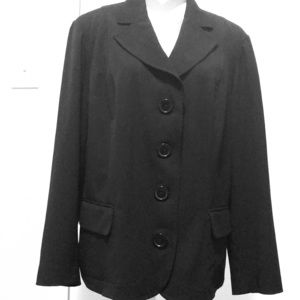 Lane Bryant Blazer Jacket Black SZ 18/20 W EUC